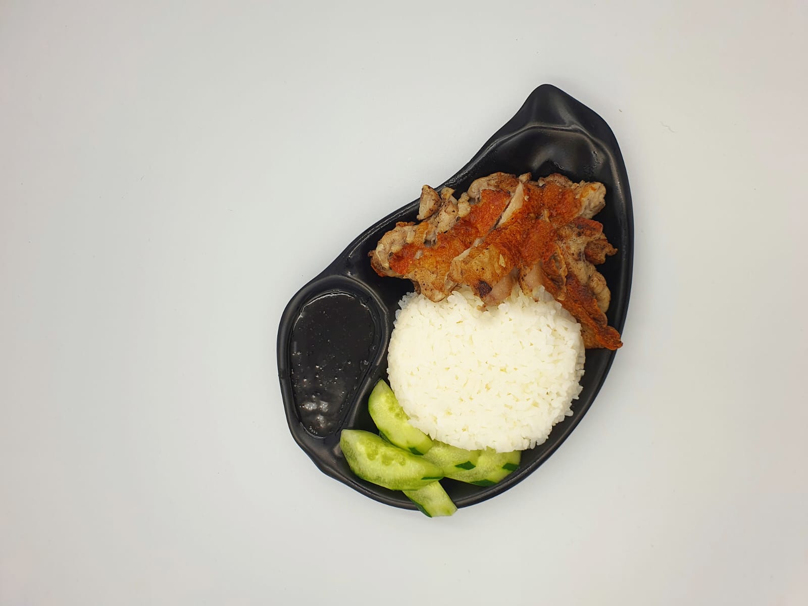 Boneless Spiced Chicken Rice (香脆鸡饭)