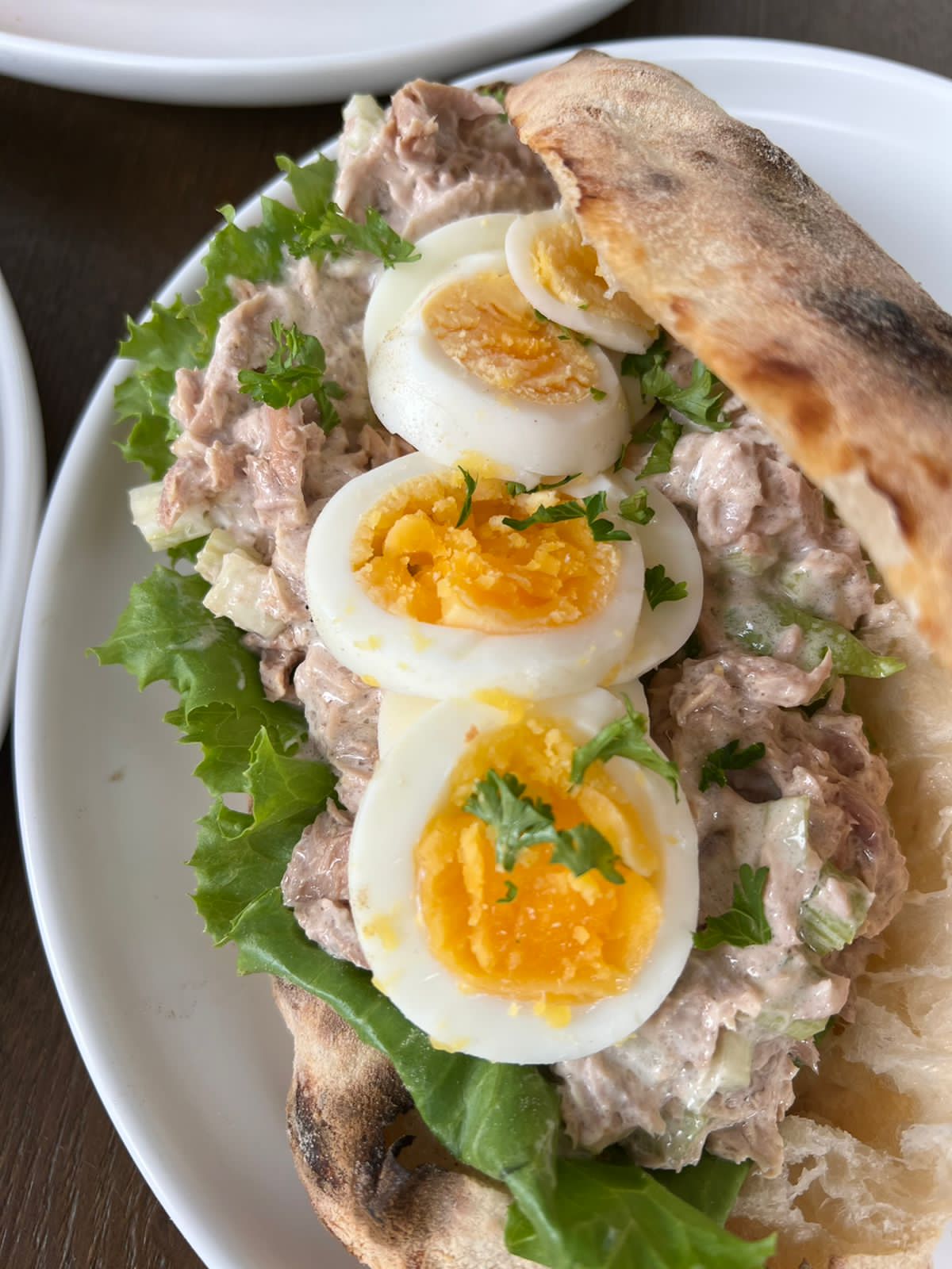 Tuna Egg Panuozzo Sandwich 