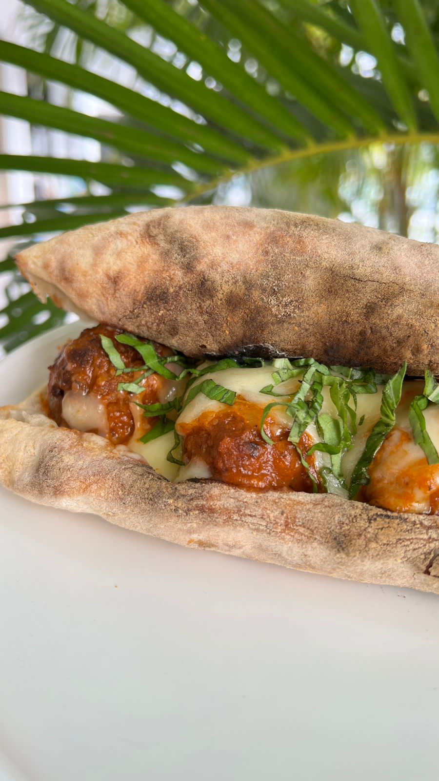 Meatball Panuozzo Sandwich 